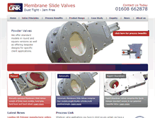 Tablet Screenshot of powdervalve.co.uk